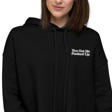 Load image into Gallery viewer, YGMFU EMBROIDERED CROPPED HOOD