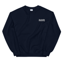Load image into Gallery viewer, YGMFU EMBROIDERED CREWNECK SWEATER