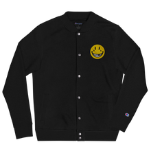 Load image into Gallery viewer, SMILEY EMBROIDERED CHAMPION VARSITY