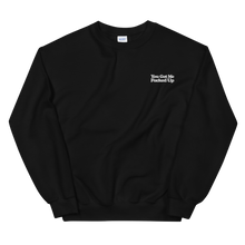 Load image into Gallery viewer, YGMFU EMBROIDERED CREWNECK SWEATER